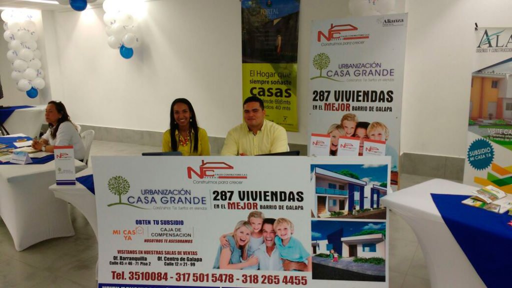 Constructora Navarro e hijos en la feria de Cajacopi